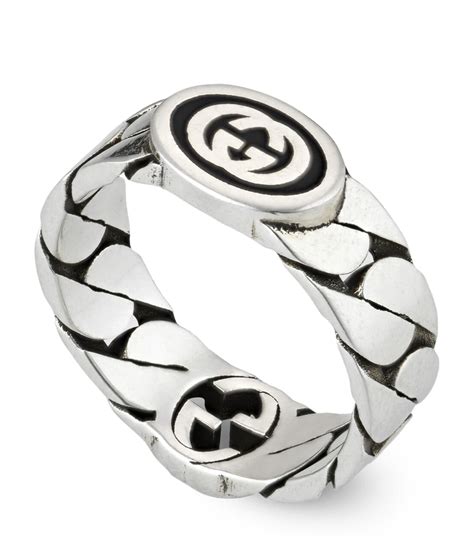 silver band gucci womens rings|Gucci outlet rings.